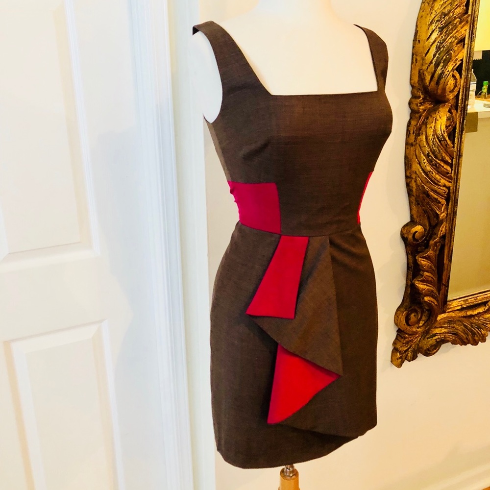 💥BADGLEY MISCHKA LIGHT WOOL DRESS💥